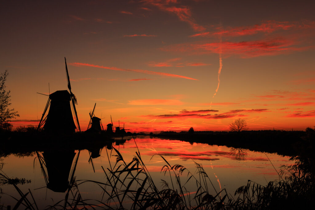 kinderdijk landscape photography